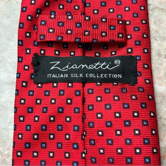 Zianetti Italian Silk Collection Men’s 100% Silk Neck Tie Career Dress Formal - Picture 2 of 5